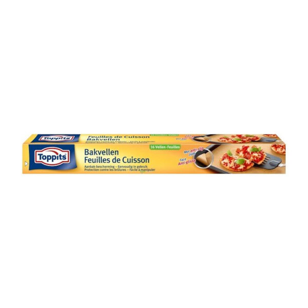 Toppits Bakpapiervellen 42x38cm - 16 stuks