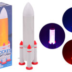 Raket lamp met USB aansluiting in doos