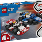 LEGO City F1 Williams Racing en Haas F1 racewagens