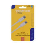 Tekmee oplaadkabel Fast Charge USB-C / USB-C 1M