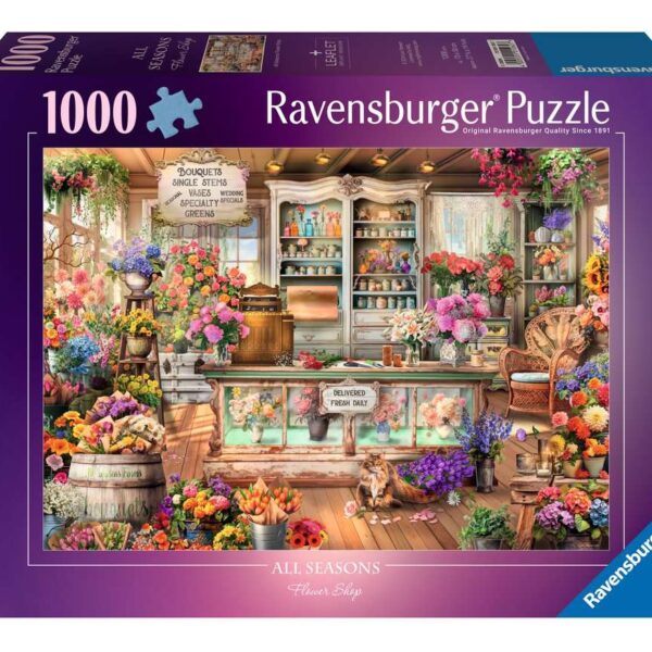 Puzzel 1000 stukjes - All seasons flowershop