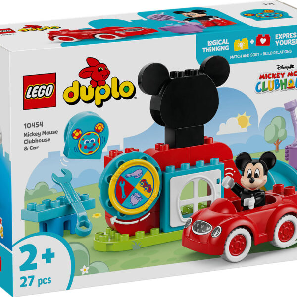 DUPLO Disney Mickey Mouse clubhuis en auto