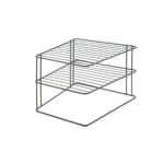 Metaltex bordenrek - Palio 25x25x19cm zwart