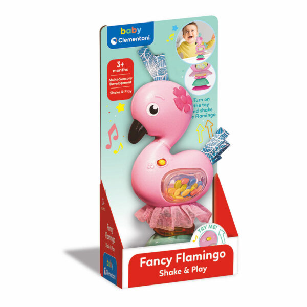 Clementoni Baby Schud en Speel Flamingo