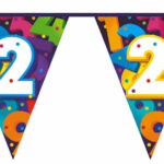 Vlaggenlijn Cijfers 10 meter - 2 jaar