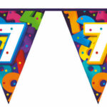 Vlaggenlijn Cijfers 10 meter - 7 jaar