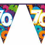 Vlaggenlijn Cijfers 10 meter - 70 jaar