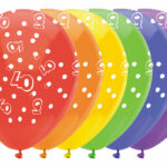 Ballonnen Cijfers 6 stuks - 40 jaar