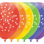 Ballonnen Cijfers 6 stuks - 100 jaar