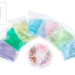 Unicorn mix je eigen putty met glitter en kralen 700gram