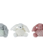 Mini Club rammelaar konijn structuur pluche 3ass 16cm