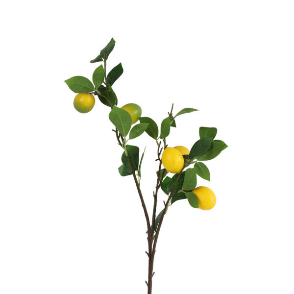 Countryfield Kunstbloem Citrus limon geel 86cm