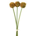 Countryfield Kunstbloem Allium sativum oranje 55cm