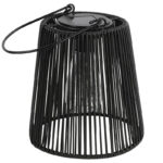 Countryfield Lantaarn LED solar Luana L zwart 19x21,5x21,5cm