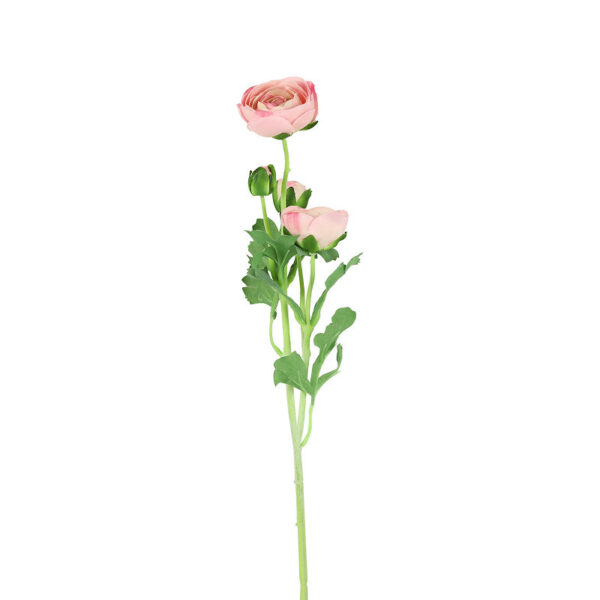 Countryfield Kunstbloem Ranunculus S roze 53cm