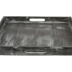 Countryfield Dienblad vierkant Claudina 40cm grey wash