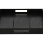 Countryfield Dienblad vierkant Claudina 30cm zwart