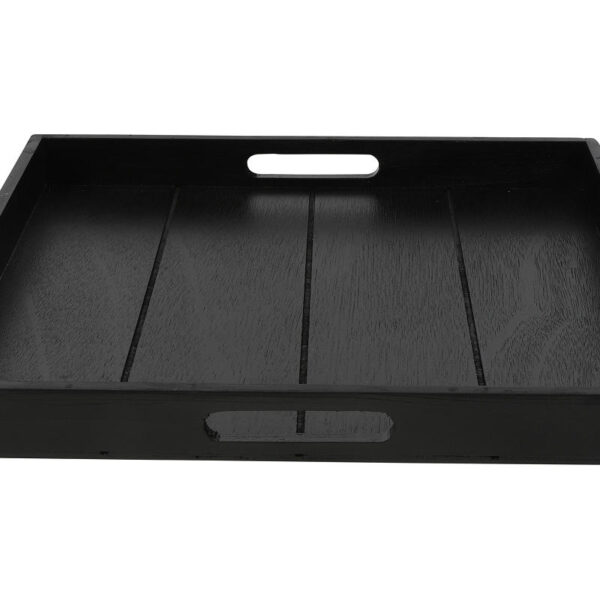Countryfield Dienblad vierkant Claudina 40cm zwart