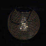 Countryfield Hanglamp solar LED Eliya L naturel 9x19x19cm