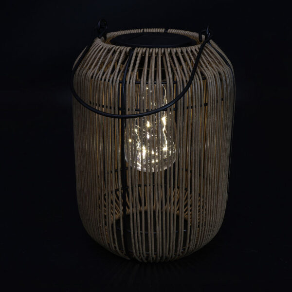 Countryfield Hanglamp solar LED Giona S naturel 11x18x24cm