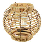 Countryfield LED windlicht convex Sabine S licht bruin