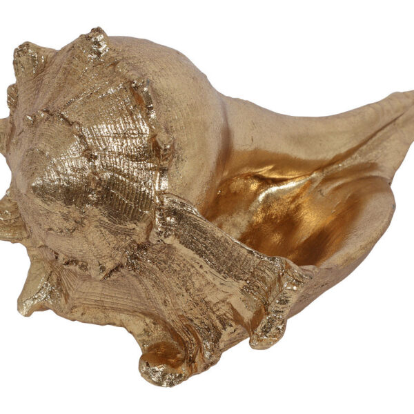 Countryfield Schelp goud 20x12,5x11,5cm