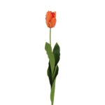 Countryfield Kunstbloem Tulipa (Parrot French) oranje 65cm