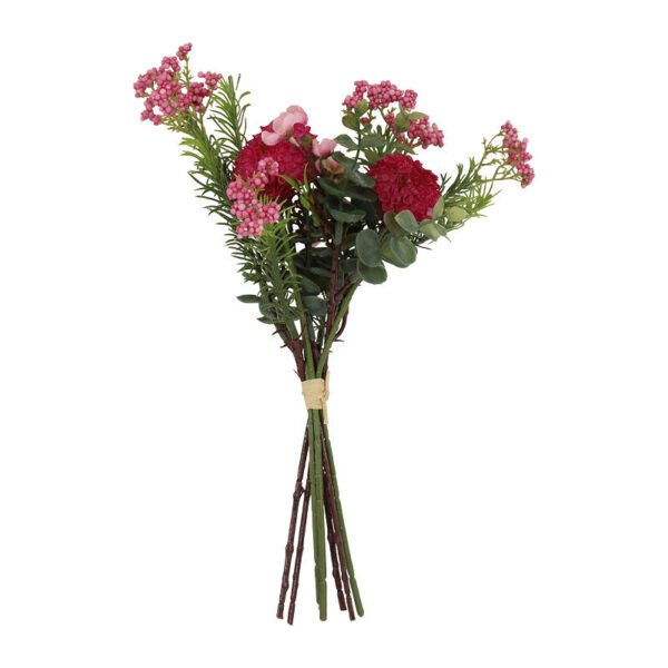 Countryfield Kunstbloem Dahlia Pompon Boeket fuchsia 33cm