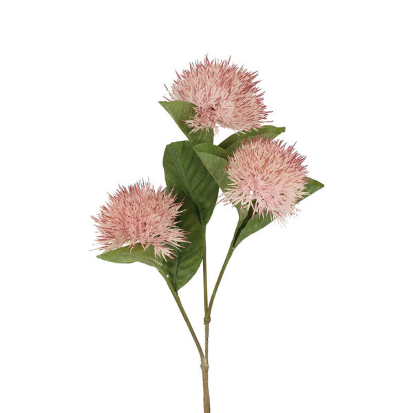 Countryfield Kunstbloem Carthamus roze 86cm