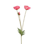 Countryfield Kunstbloem Papaver d.roze 95cm