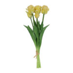 Countryfield Kunstbloem Tulipa boeket 47cm geel