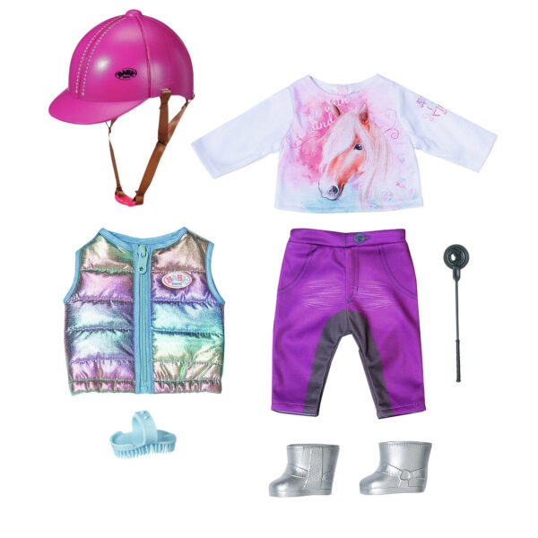 BABY born eluxe Paardrij-outfit 43cm
