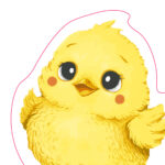 Duni Silhouettes servetten Ginger Chicken 3-laags 33cm