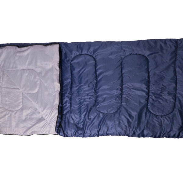 Slaapzak polyester blauw 200x80cm