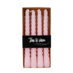 Tafelkaars X4 Twist 4uur 2x2x20cm - roze