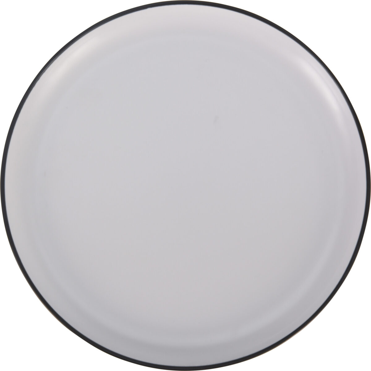 Melamine servies W/B bord 25cm