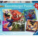 Puzzel 3x49 stukjes - Spiderman