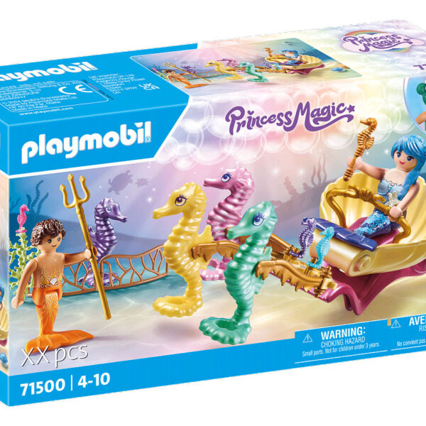 Playmobil Princess Magic Zeemeermin zeepaard koets