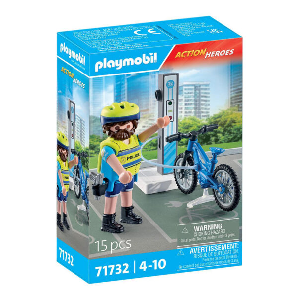 Playmobil Action Heroes Politie fiets patrouille