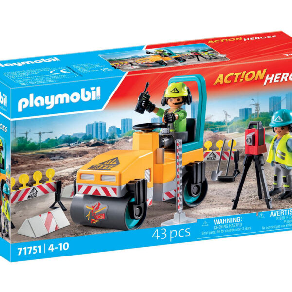 Playmobil Action Heroes Wegenbouw