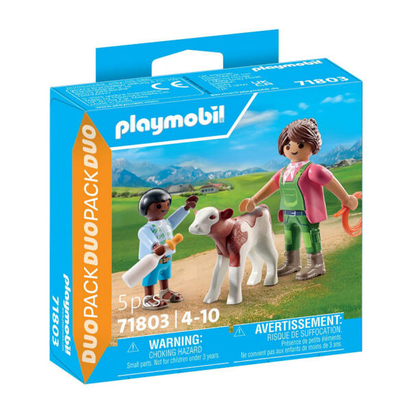 Playmobil DuoPacks Boer met kalf