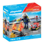 Playmobil Action Heroes Brandweerman met waterpomp