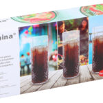 Alpina Longdrnkglas kristal 400ml set 6 stuks PS onbreekbaa