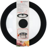 Alpina Deksel glas met siliconen rand dia 24-28cm