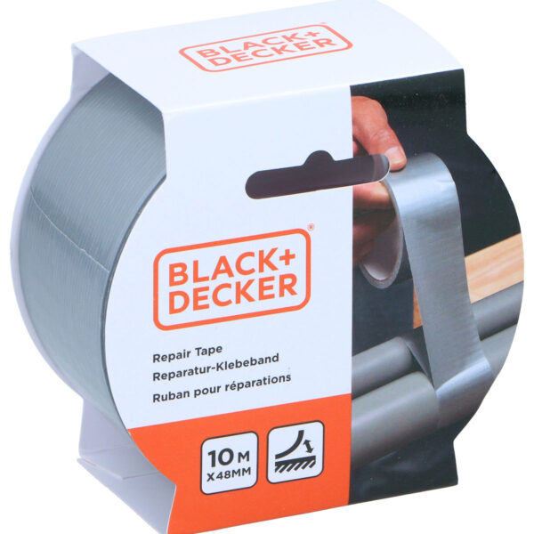 Black+Decker reparatietape 48mmx10m - grijs