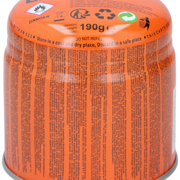 Gas navulling propaan / butaan 190g