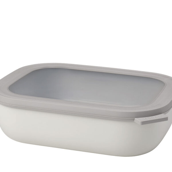 Mepal multikom Cirqula rechthoekig 2000ml - nordic white