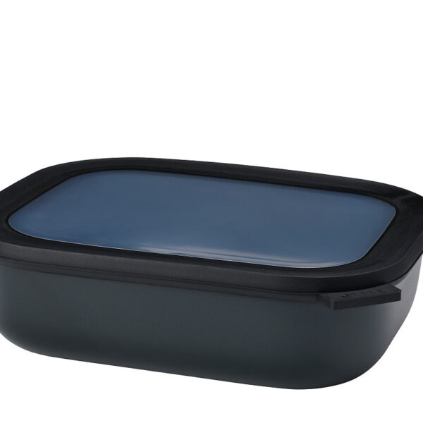 Mepal multikom Cirqula rechthoekig 2000ml - nordic black