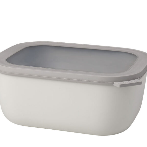 Mepal multikom Cirqula rechthoekig 3000ml - nordic white