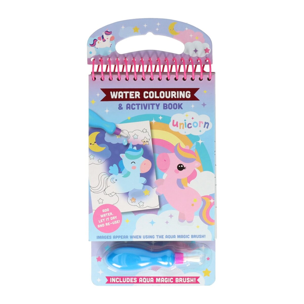 Magisch water kleur en activiteitenblok - Unicorn